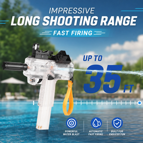 TL Uzi Electric Burst Water Gun for Kids