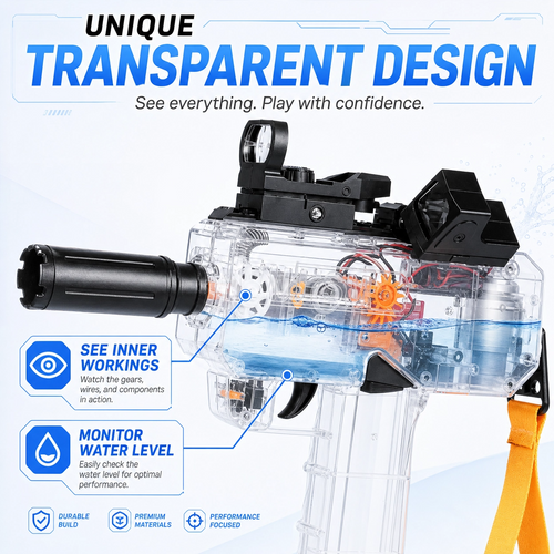 TL Uzi Electric Burst Water Gun for Kids