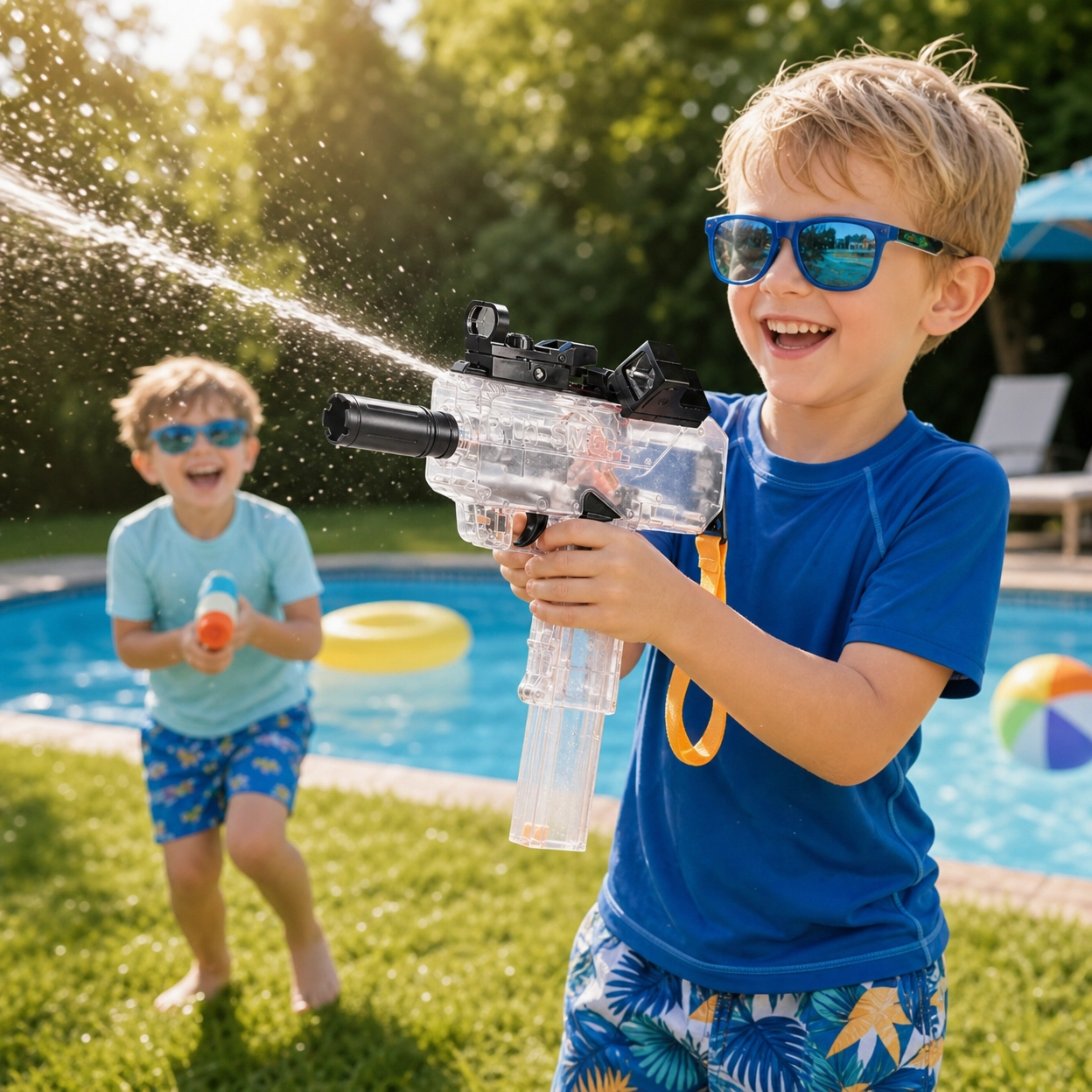 TL Uzi Electric Burst Water Gun for Kids