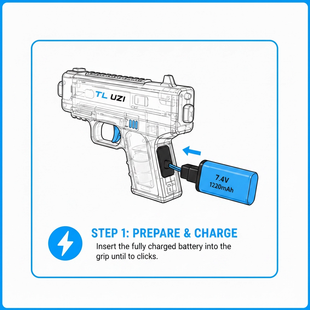 PREPARE AND CHARGE